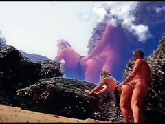 ビーチ, 浮気する, フランス人, 熟年, アウトドア, 公共, 現実, スインガー