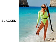 デカチン, ブロンド, フェラチオ, バック, 自然山雀, アウトドア, ティーン, オッパイの