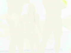 Blond, Pijpbeurt, Sperma in gezicht, Hd, Tiener, Trio