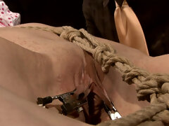 Jeanine Hot bandaged and teased by Kathia Nobili
