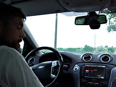 Pijpbeurt, Auto, Buiten, Tatoeage, Tieten likken