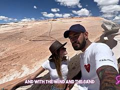 Leie, Blondine, Blasen, Paar, Hd, Pov, Öffentlich, Titten