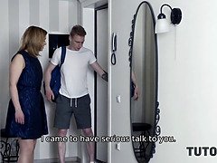 エロ熟女, イマラチオ, Hd, 熟年, 淫乱熟女, 母, ストッキング, 教師