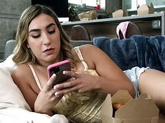 Amerikanisch, Grosser arsch, Grosser schwanz, Blondine, Bruder, Handjob, Hardcore, Interrassisch