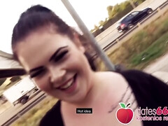 Risky Public Sex: BBW Woman Fucked At Highway