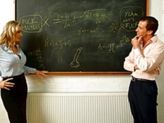 Grosser arsch, Grosser schwanz, Blasen, Hundestellung, Lecken, Muschi, Strümpfe, Lehrer