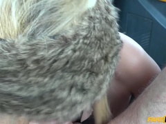 アナル, お尻, 車, バック, 指いじり, 手コキする, アウトドア, コキ