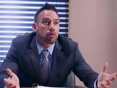 デカチン, フェラチオ, 茶髪の, イく瞬間, ハードコア, オフィス, 穴開きパンティ, タトゥー