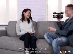 Arsch, Blasen, Braunhaarige, Handjob, Natürlichen titten, Pov, Reiten, Rasiert