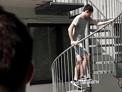 Salle de bains, Papa, Queue, Fétiche, Homosexuelle, Hd, Orgasme, Douche