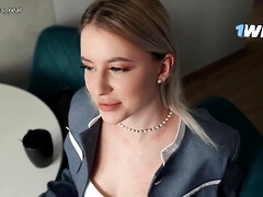 The Teacher Fucks A Young Student And Lets It Down On Her Face! I Sold My Pussy For A Good Mark!
