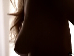 お尻, 美女, フェラチオ, 茶髪の, イタリア人, オナニー, オマンコ, ショートヘア