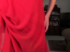 American milf Veronica fingers her sultry pussy for us