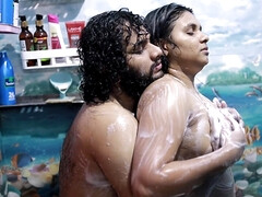 素人, デカパイ, フェラチオ, インド人, なめる, オマンコ