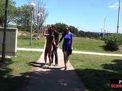 Culo grande, Morena, Dominación, Sexo duro, Desnudo, Tetas naturales, Al aire libre, Tetas