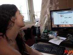 Pijpbeurt, Sperma shot, Hondjeshouding, Europees, Hd, Orgasme, Kut duiken, Geschoren