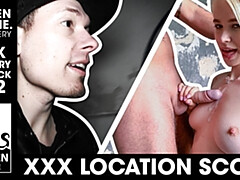 18 jahre, Blondine, Blasen, Sperma im mund, Deutsch, Im freien, Öffentlich, Tätowierung