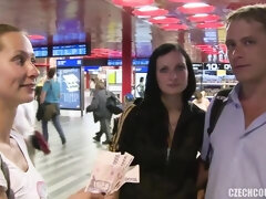 Bruinharig, Hondjeshouding, Handbeurt, Orgie, Buiten, Gezichtspunt, Tiener, Tieten likken