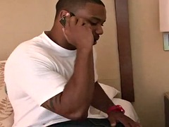 Jazmine Blaze gets her small tits covered in cum after fucking a black man with a huge dick