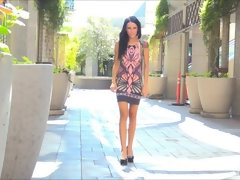 エクストリーム, 指いじり, ヒール, オナニー, オーガズム, 公共, 一人, おもちゃ