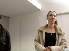 Leie, Grosser schwanz, Vollbusig, Gehörnter ehemann, Doppelpenetration, Lingerie, Muschi, Flotter dreier