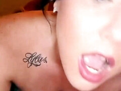 Leie, Amerikanisch, Blasen, Gehörnter ehemann, Spermaladung, Schwanz, Ehemann, Interrassisch