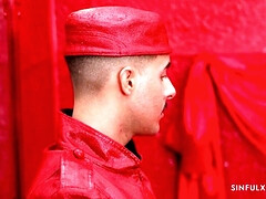 50 Shades of Red with busty redhead pornstar - cosplay sex