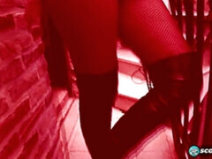 デカパイ, ブロンド, ブーツ, フェティッシュ, 指いじり, 目瞪口呆, ストッキング, おもちゃ