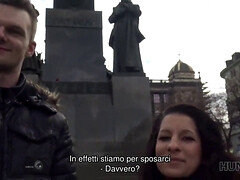 Watch how a lucky amateur cuckold records a hot teen getting her fill fast and cash