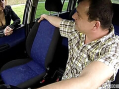 デカ尻, 茶髪の, 車, 下着, 淫乱熟女, アウトドア, ストッキング, ヤリマンの