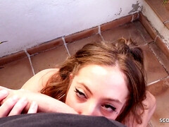 Loco, Polla, Alemán, Sexo duro, Público, Realidad, Adolescente, Trio