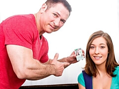 Cul, Grosse bite, Sucer une bite, En levrette, Cheveux courts, Maigrichonne, Adolescente, Nénés