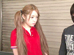 Mamada, Morena, Corridas faciales, Japonés, Coleta, Deporte, Adolescente, Trio