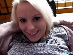 Public Agent Hot Blonde Lucy Shine Take Cash for Sex