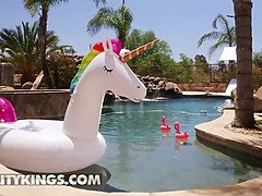 デカチン, デカパイ, グループ, Hd, 異人種間, 日本人, 下着, ティーン