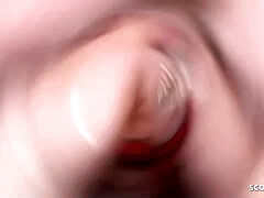 Amateur, Verga grande, Tetas grandes, Rubia, Alemán, Maduro, Tetas naturales, Al aire libre