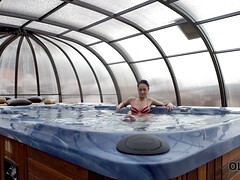 フェラチオ, チェコ, 爸, Hd, なめる, 熟年, プール, ティーン