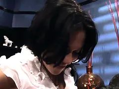 Gros seins, Brunette brune, Poilue, Hd, Lesbienne, Léchez, Chatte, Nénés