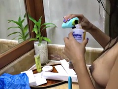 美女, フェラチオ, 茶髪の, 中出し, 淫乱熟女, 義母, ティーン, オッパイの