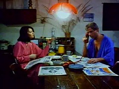 デカパイ, グループ, レズビアン, 淫乱熟女, ティーン, 三人, オッパイの, ヴィンテージ