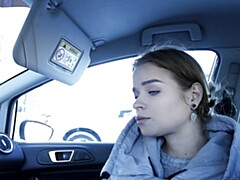 ブロンド, フェラチオ, 車, Hd, お金, ハメ撮り, 現実, ラフ