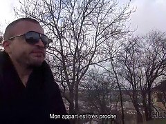 Tchèque, Doigter, Hd, Léchez, Argent, Pov, Fils, Adolescente