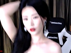 Enthousiasteling, Aziatisch, Grote mammen, Koreaans, Masturbatie, Alleen