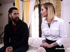 Incroyable, Blonde, Fétiche, Doigter, Masturbation, Jupe, Tatouage, Adolescente