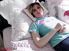 In den arsch, Blasen, Hochschule, Lingerie, Realität, Transfrau, Flotter dreier