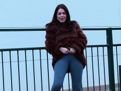 茶髪の, ヨーロピアン, フェティッシュ, アウトドア, 一人