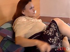 ぽっちゃり, お婆さん, ラティーナ, オナニー, 熟年, 淫乱熟女, 一人, おもちゃ