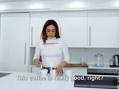 Enthousiasteling, Kont, Zwart, Lul, 1 man 2 vrouwen, Spijkerbroeken, Natuurlijke tieten, Trio