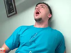 18, 大学生, 中出し, イく瞬間, Hd, オーガズム, 赤毛