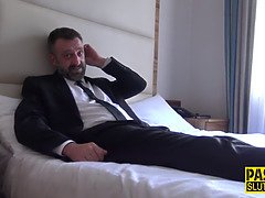 アナル, ぽっちゃり, デカ尻, デカチン, デカパイ, イギリス人, エロ熟女, 淫乱熟女